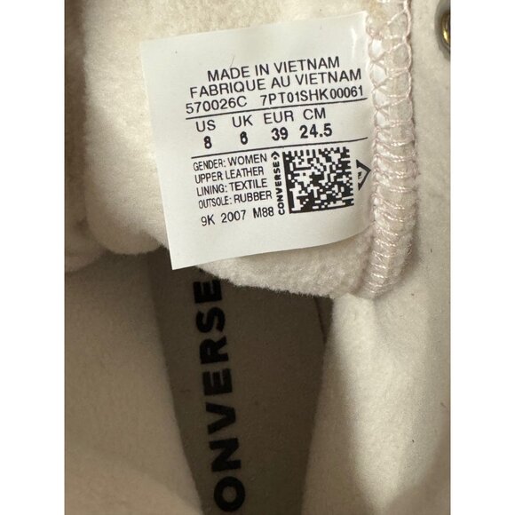 Converse Chuck Taylor All Star Lift Extra High Top Womens Sneakers Size 8 - Picture 6 of 7